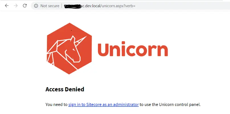 unicorn login error page